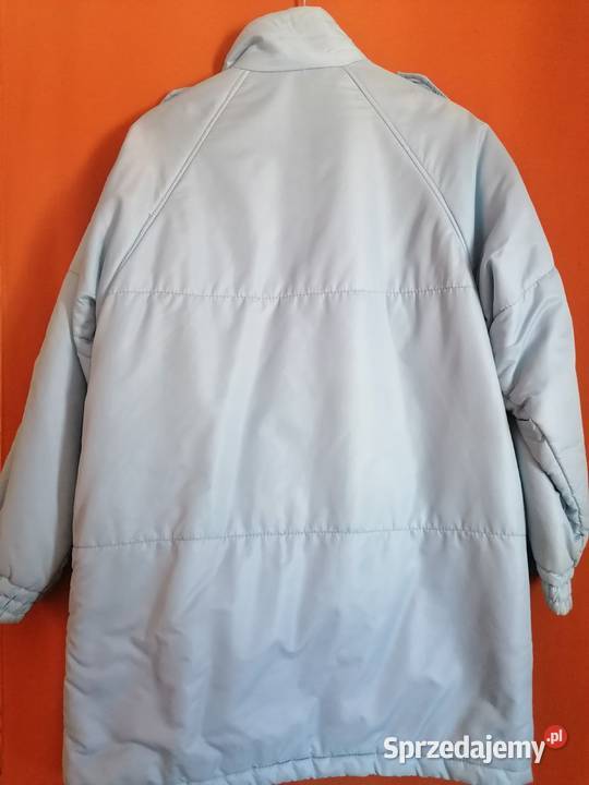 Kurtka jesienna ortalionowa niebieska L Łódź