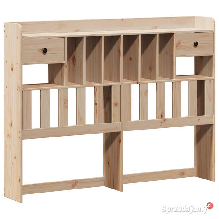 Łóżko z regałem bez materaca sosnowe 140x190 146cm sprzedam