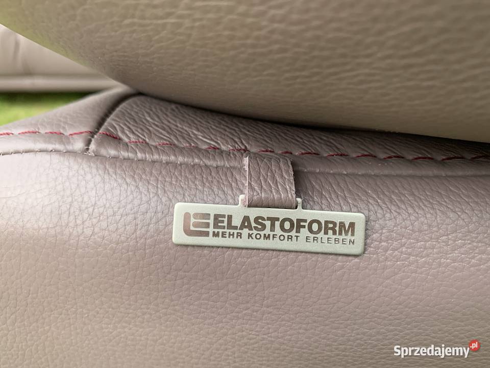 ELASTOFORM Narożnik skórzany PREMIUM Royal Taupe Kalety