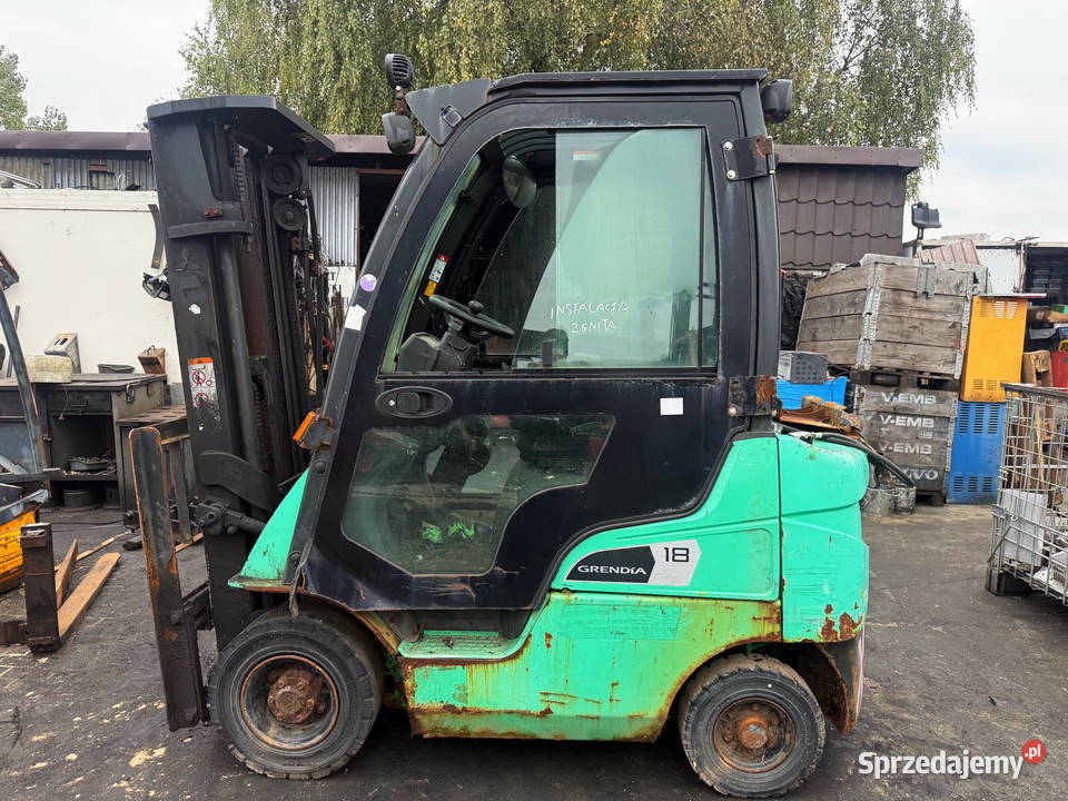 wózek widłowy MITSUBISHI FG18 FG25 kabina Działoszyn