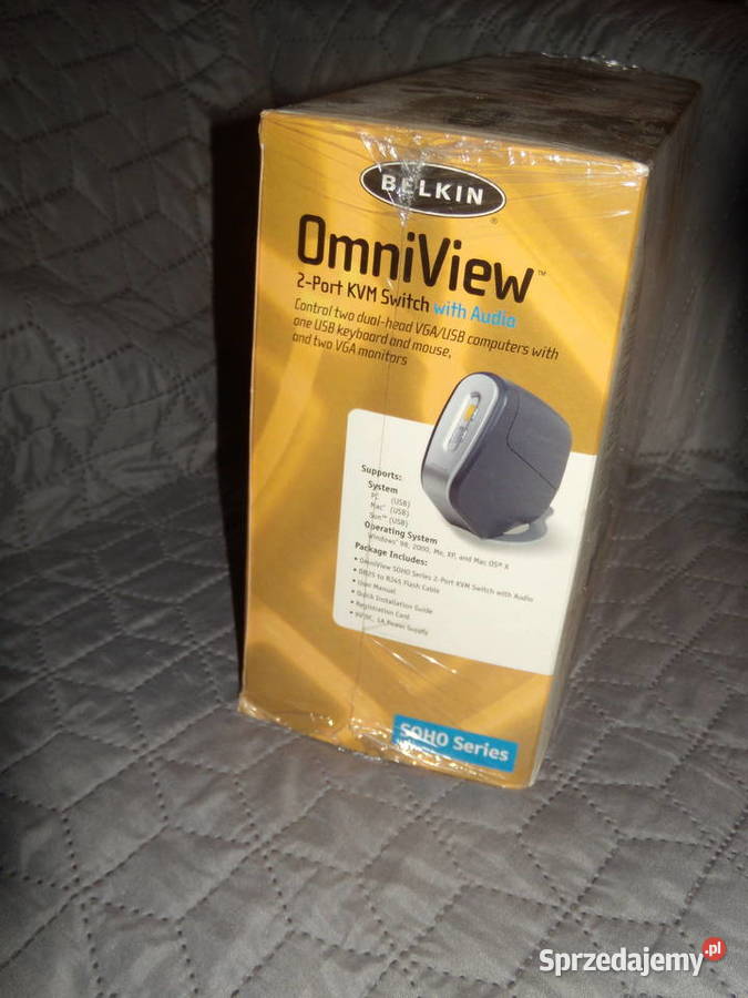 Belkin OmniView 2portowy przełącznik KMV z audio mazowieckie