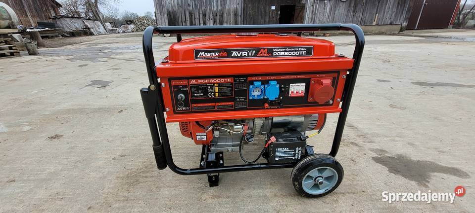 Agregat Prądotwórczy MasterCut PGE8000TE 65kW Przybysławice sprzedam