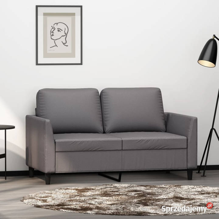 2osobowa sofa szary 120 sztuczna skóra WM359330 Warszawa