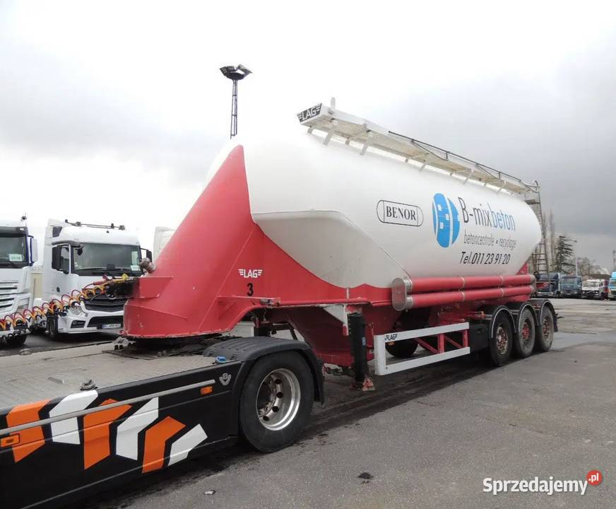 Naczepa cysterna Lag silos do Cementu Biała Podlaska