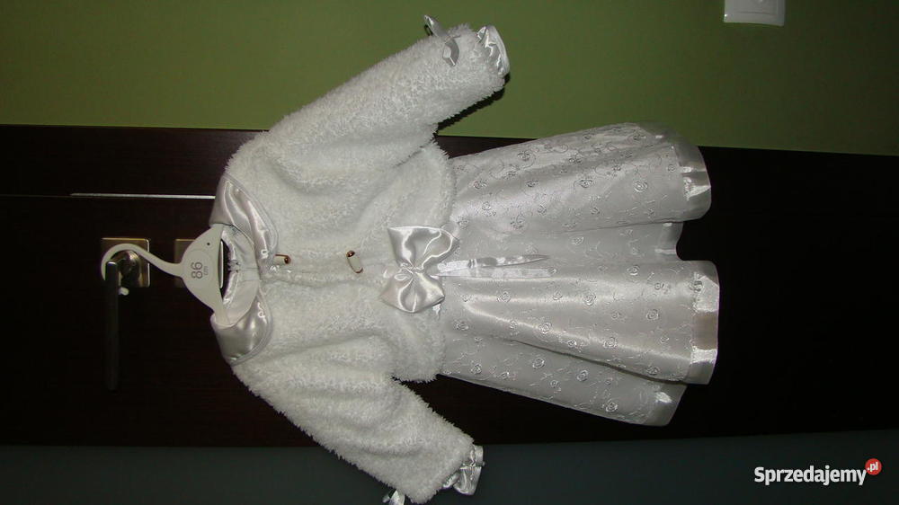 Sukienka na chrzest roczek 8692 9m+ Racibórz sprzedam