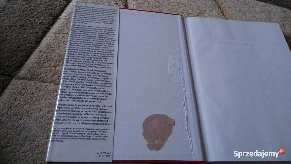 The Miller Howe cookbook John Tovey Gdańsk sprzedam