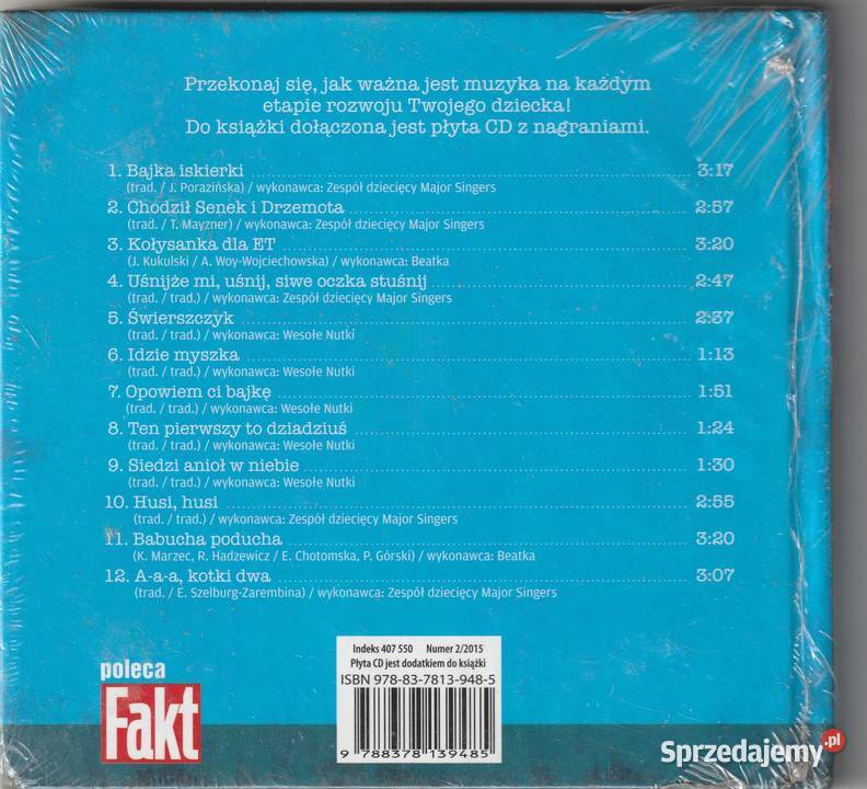 Muzyczna biblioteczka malucha Część 2 CD dla dzieci