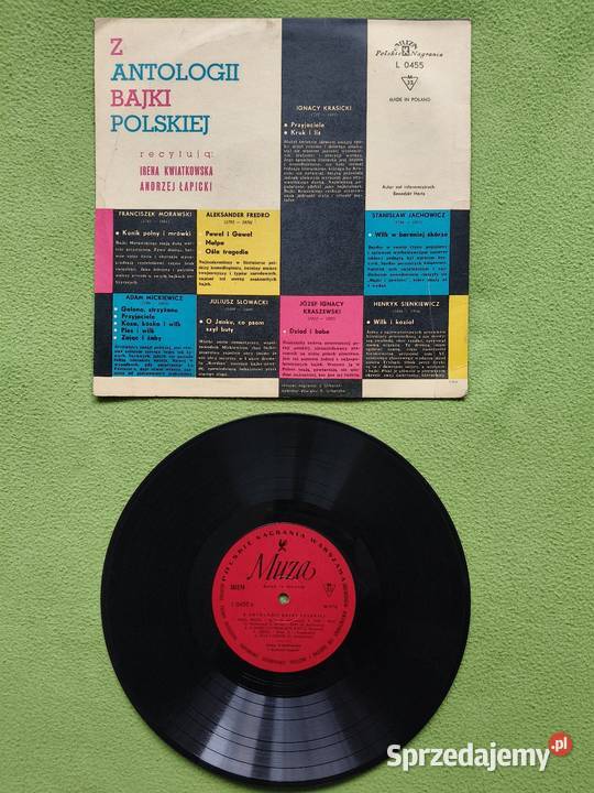 płyta winyl audiobook prosto z lat 60 PRL Pronit Poznań