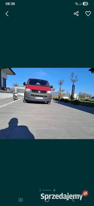 Volkswagen Transporter T5 LONG 1.9 TDI 9-os. Mocno doinwestowany
