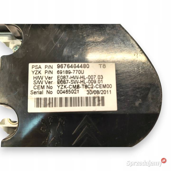 LICZNIK ZEGARY 9676464480 Peugeot 3008 I 5008 I Chełm