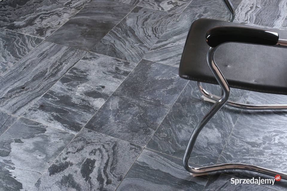 Płytki Łupek Silver Grey szlifowany 60x30x12