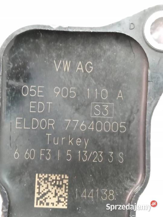 CEWKA ZAPŁONOWA KOMPLET 3 SZTUK 05E905110A Skoda Układ elektryczny silnika świętokrzyskie