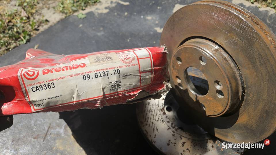 2 Tarcze hamulcowe BREMBO Renault Dacia Nie Susiec