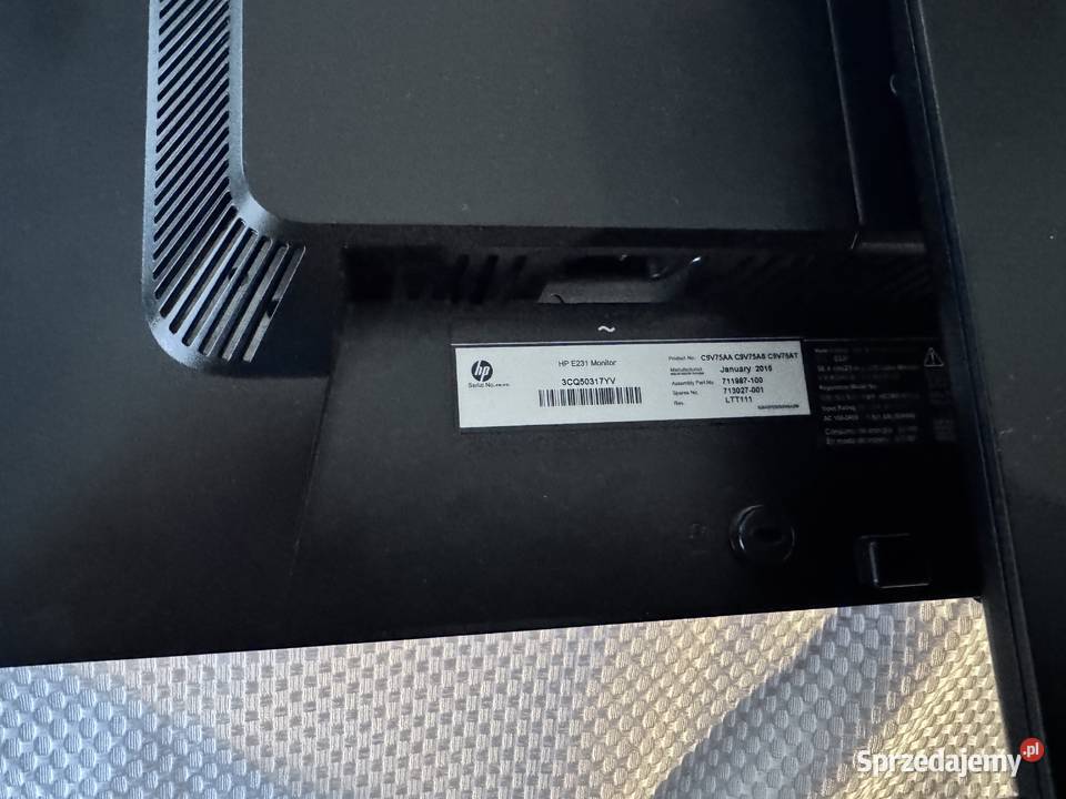 Sprzedam monitor HP E231 Stan Kraków sprzedam