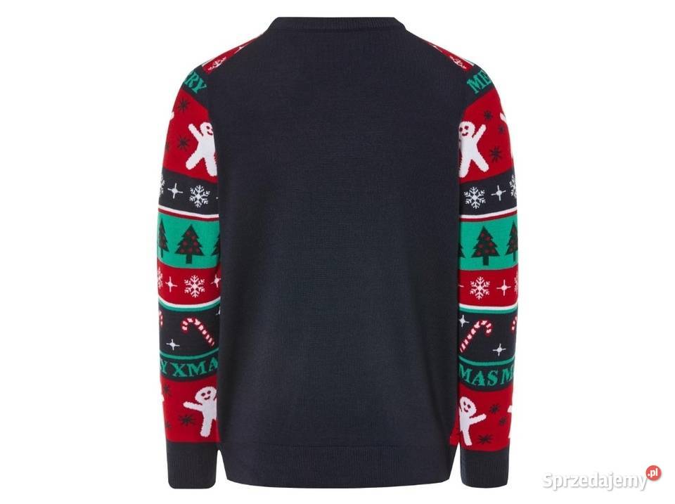 Sweter światęczny męski merry xmas L Wkładane przez głowę Warszawa