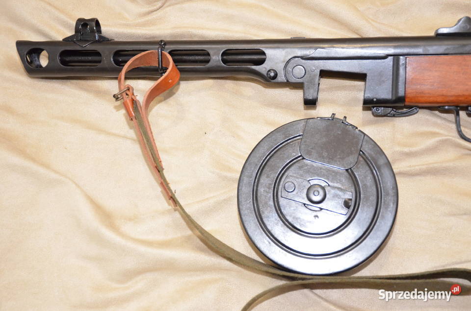 Replika broni karabin PPSH41 pepesza pepeszka Środa Wielkopolska