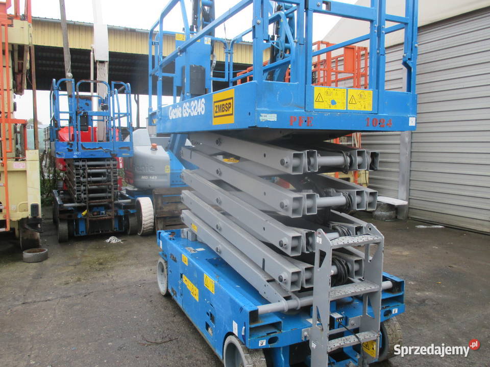 Podnośnik nożycowy zwyżka 12 m Genie GS3246 Pleszew