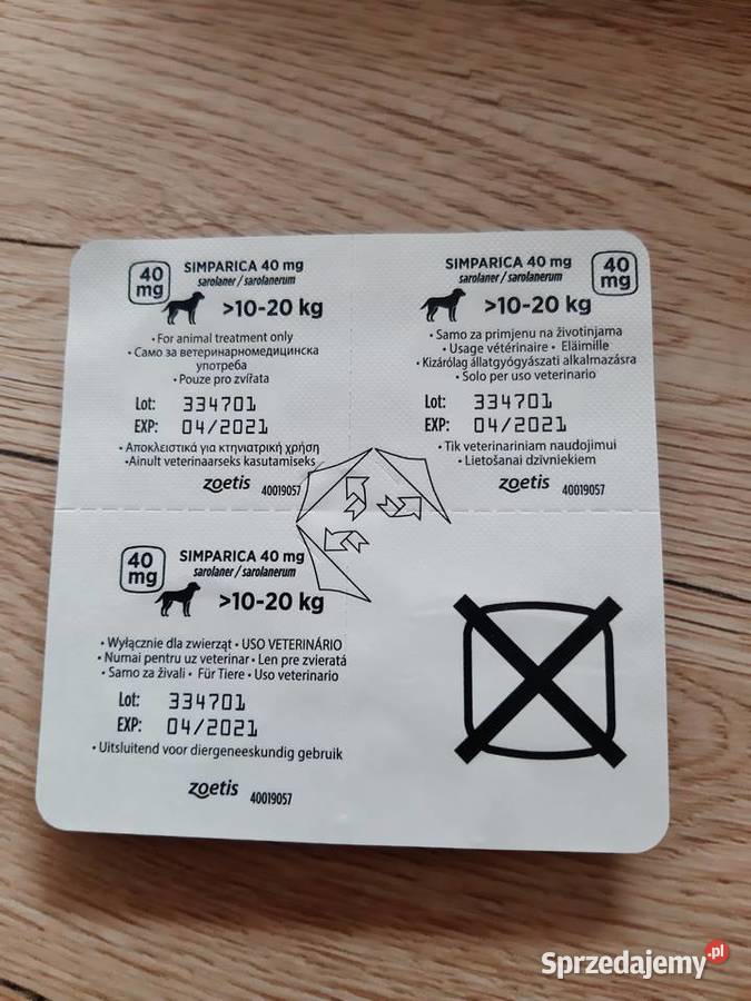 SIMPARICA 40 MG PSÓW małopolskie Kraków