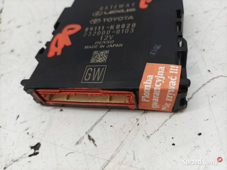 MODUŁ 89111K0020 Toyota Yaris IV 2020 Komputery