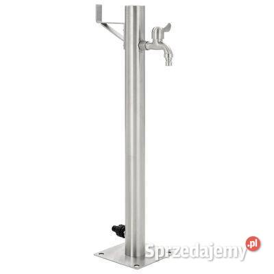 vidaXL Kran ogrodowy na słupku stal nierdzewna Warszawa