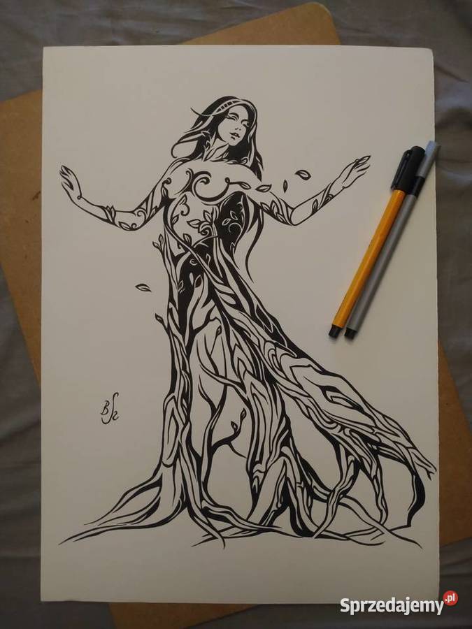 Rysunek drzewna 3 cienk blok t A3 250 gm2 Malarstwo mazowieckie Warszawa