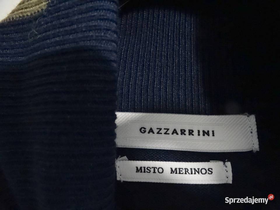 Sweter Męski Golf Wełniany Wełna Merino Swetry i golfy Łomża