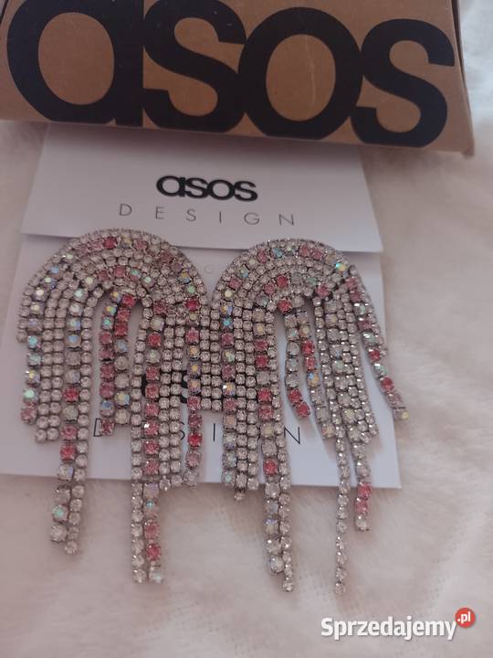 ASOS Ekskluzywne długie bogato zdobione kolczyki Kraków