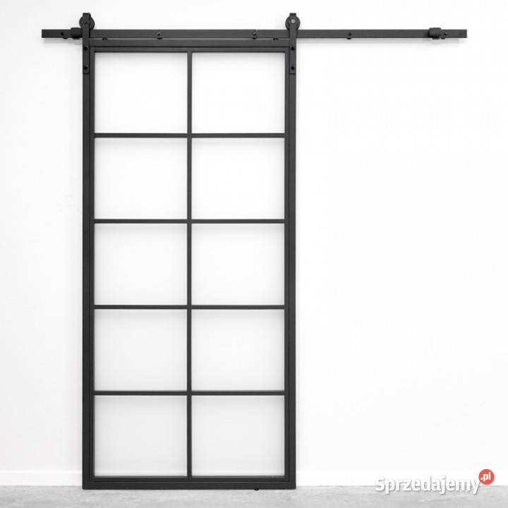 Drzwi przesuwne szklane loftowe TIVOLI 210cm Chmielnik