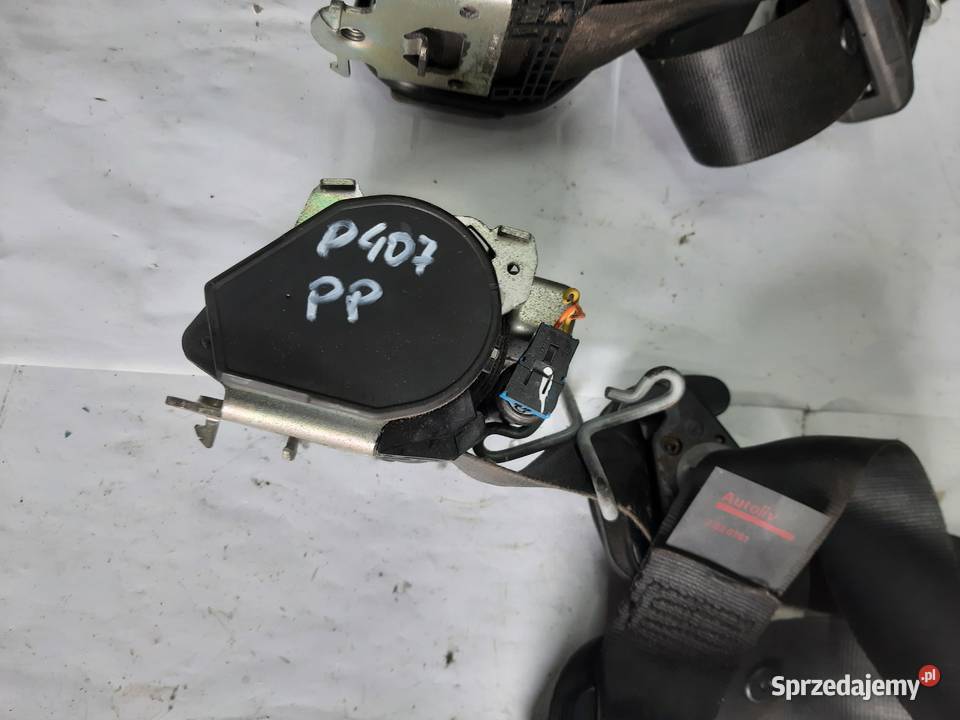 Peugeot 407 napinacze pasów bezpieczeństwa pasy Ksawerów