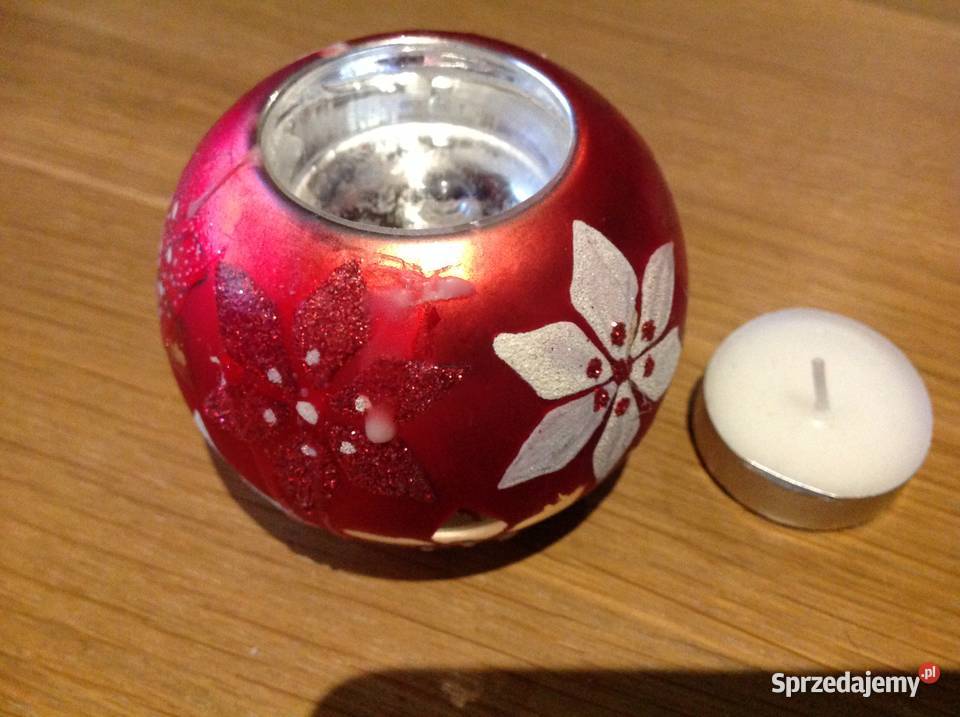 Bombka Szklana Świecznik Nowa Sól