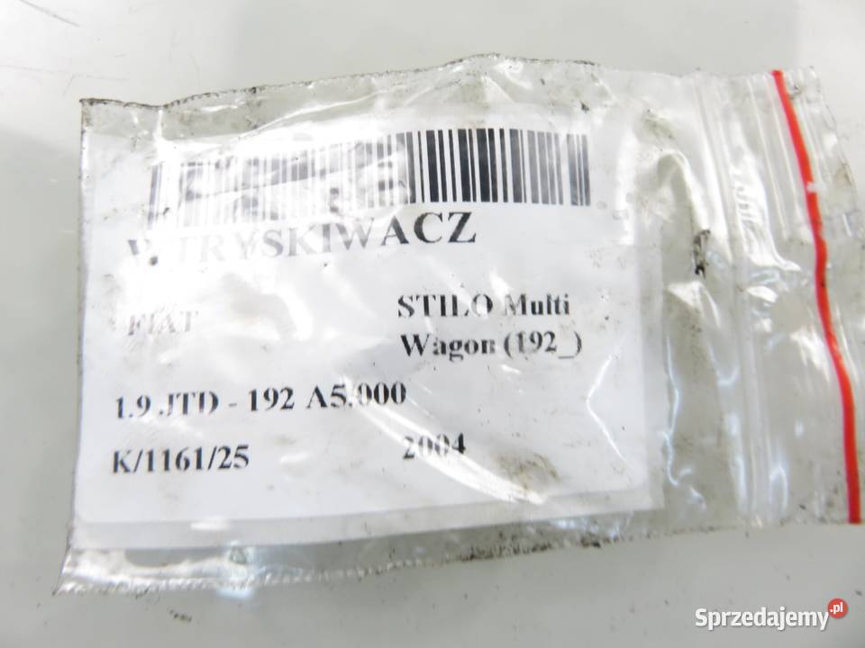 WTRYSKIWACZ FIAT STILO 19 JTD 16V 140 0445110111 Wtryskiwacze