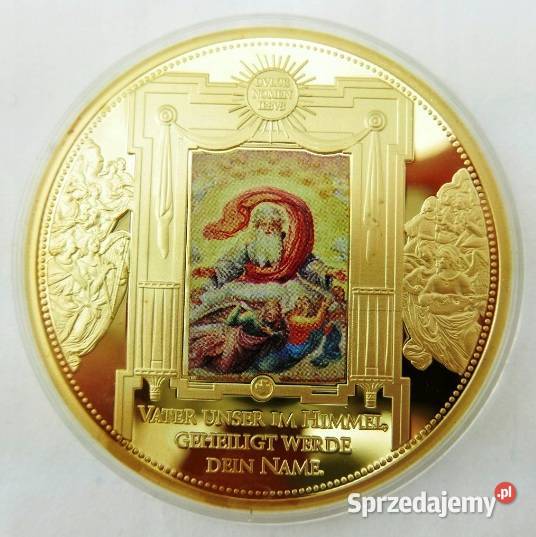 Medal Szatan i JEZUS Nie WÓDŹ NAS na pokuszenie Sosnowiec