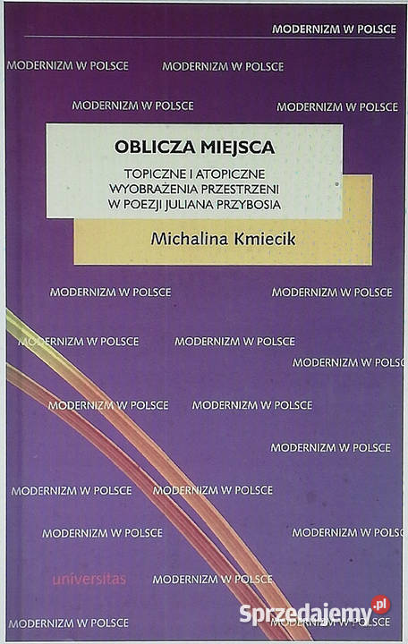 Oblicza miejsca Topiczne i atopiczne wyobrażenia literaturoznawstwo Książki naukowe i popularnonaukowe Łódź