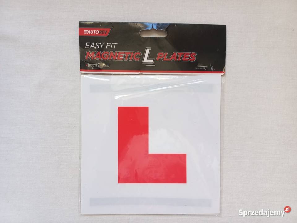 Tablica magnetyczna Naklejka nauka jazdy L w UK podlaskie Białystok