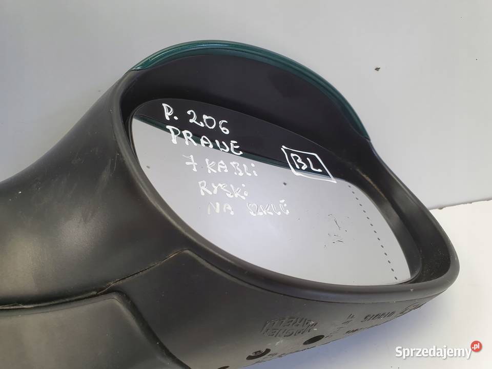 Peugeot 206 9809r LUSTERKO PRAWE PASAŻERA 7 Lusterka zewnętrzne lubelskie Janów