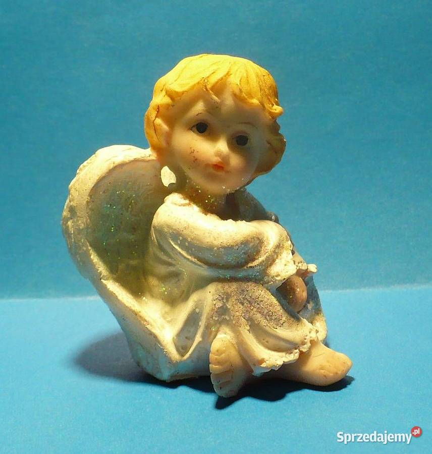 figurka ceramiczna Aniołek siedzący Suwałki sprzedam