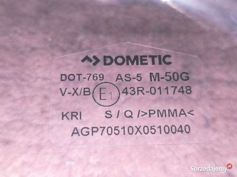 Szyby do okien Dometic Łódź sprzedam