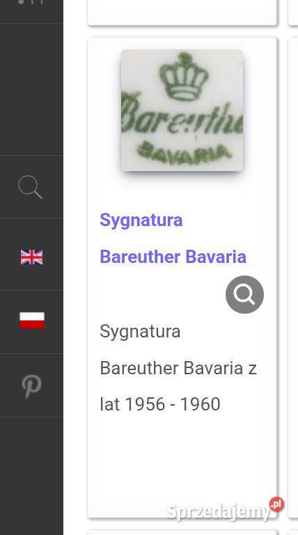 Filiżanka bareuther Bawaria Augustów sprzedam