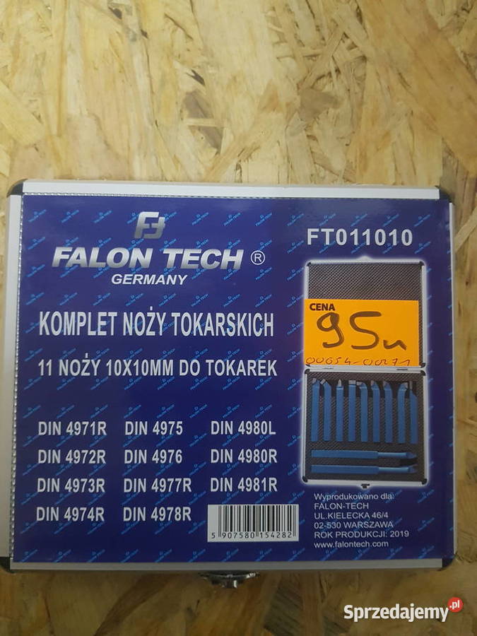 ZESTAW TOKARSKI 11el TOKARSKIE 10x10mm tokarnia wielkopolskie