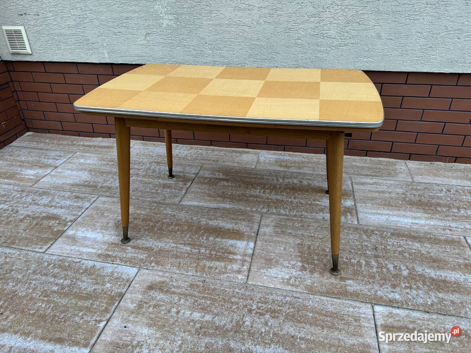 Stolik PRL vintage art deco rozkładany mazowieckie Garwolin