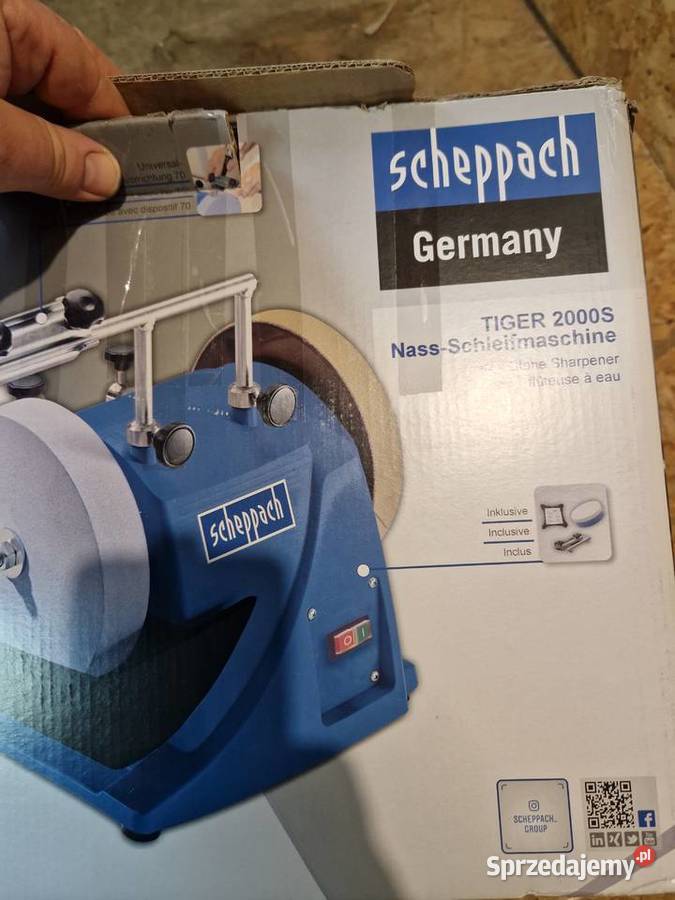 Szlifierka Scheppach 120 W Tiger 2000 s 200 mm Głogowa sprzedam