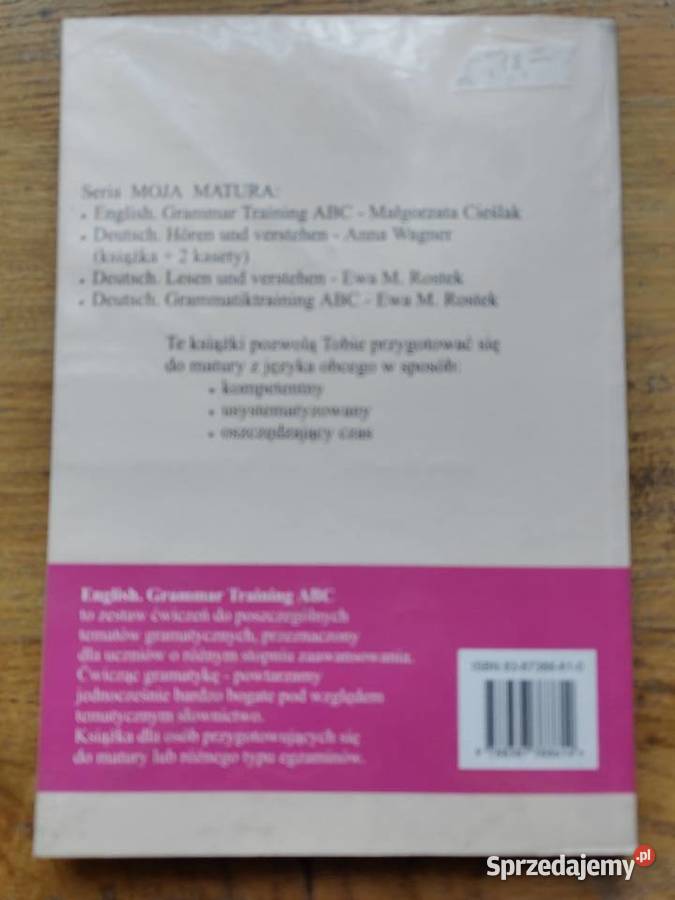 English Grammar Training ABC Małgorzata Cieślak małopolskie