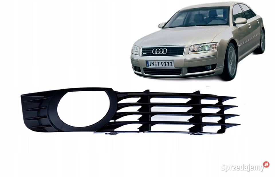 AUDI A8 D3 KRATKA ATRAPA ZDERZAKA HALOGENU Przemęt