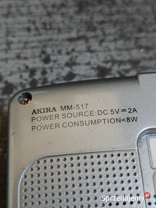 Nawigacja GPS Akira MM517 MapaMap zasilacz dotyk