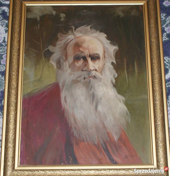 Starzec z brodą powstania 1937 Malarstwo Bydgoszcz