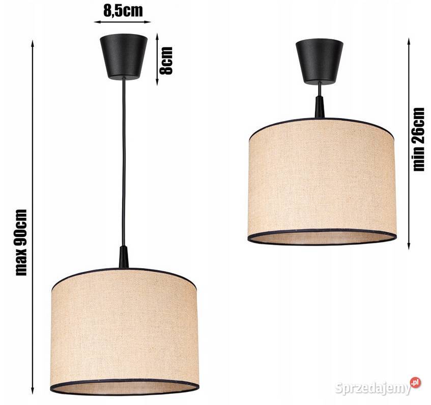 LAMPA WISZĄCA SUFITOWA ŻYRANDOL ABAŻUR BOHO Choroszcz