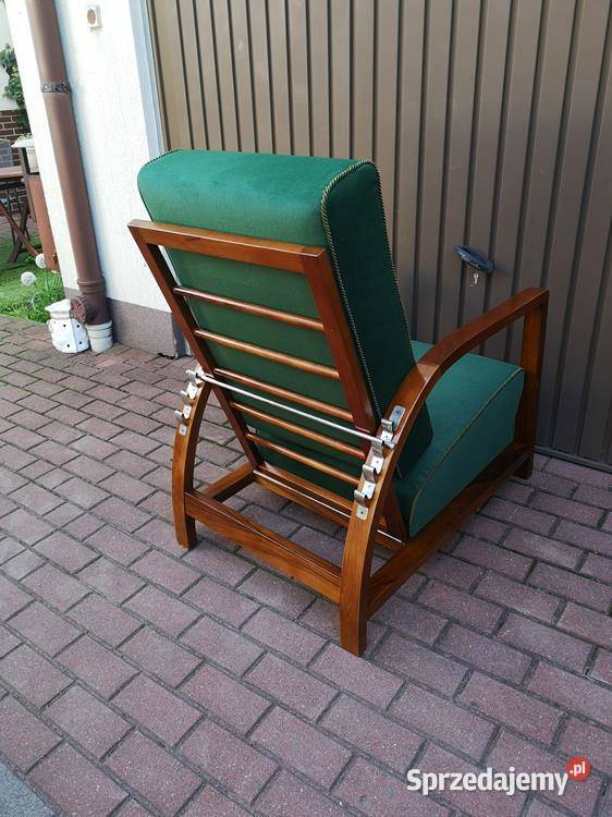 Fotel ARTDECO Orzech Unikat Stary Antyk Meble Swarzędz
