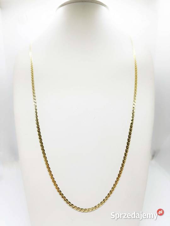 Nowy złoty łańcuszek pr 585 649g Długość 60 Elbląg