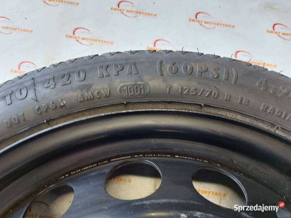 AUDI TT A3 VW GOLF koło dojazdowe 1257018 99M