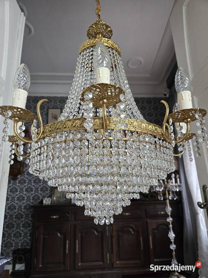 Pałacowy Kryształowy Żyrandol Kalisz